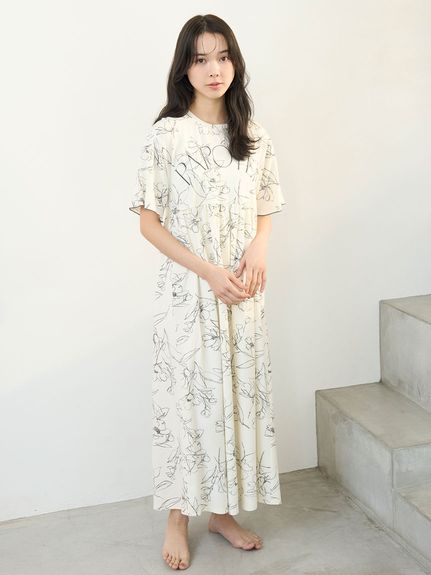 【Moispro】Tシャツワンピース(IVR-F)