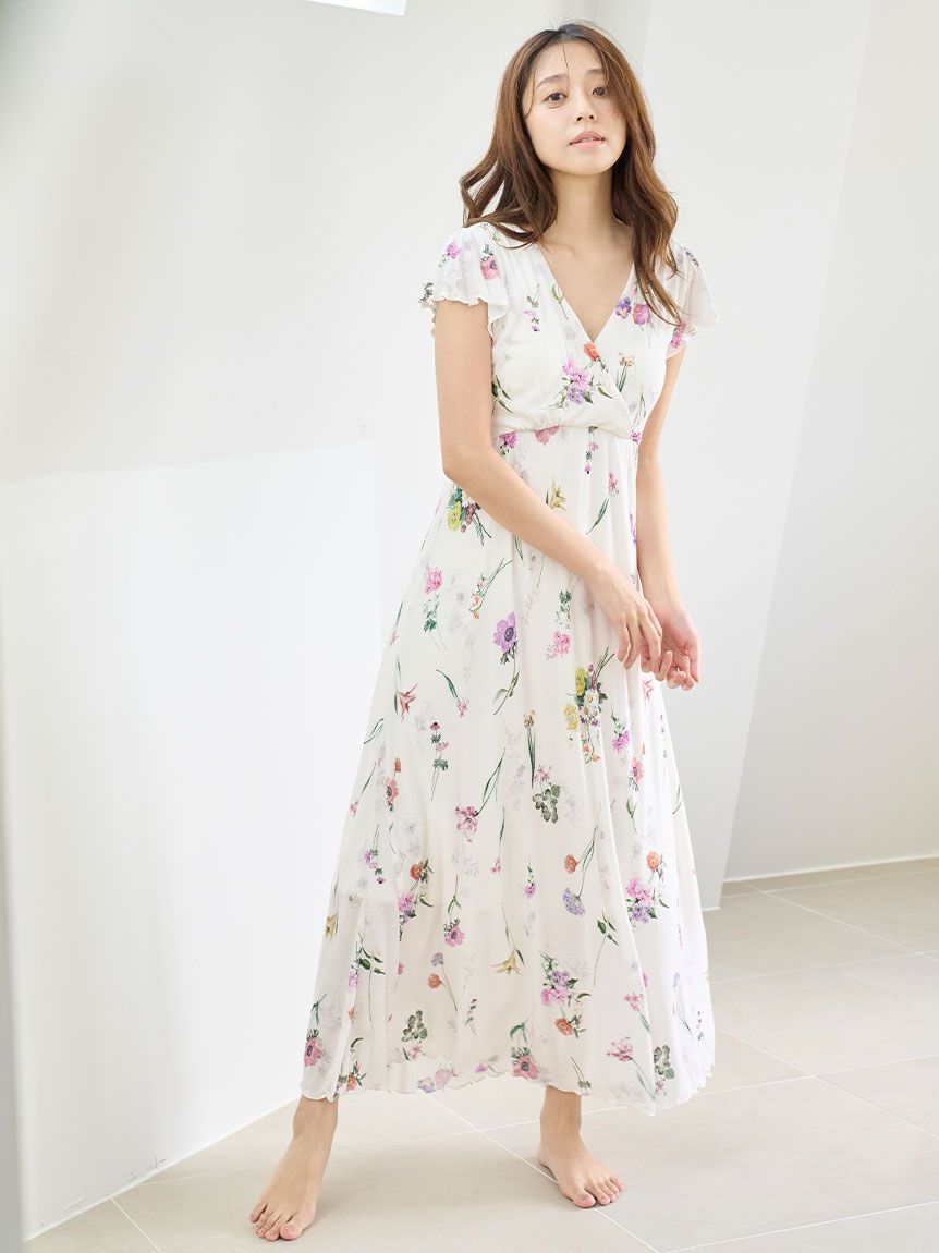 snidel home カットカシュクールワンピース IVR 接触冷感】カットカシュクールワンピース(ワンピース