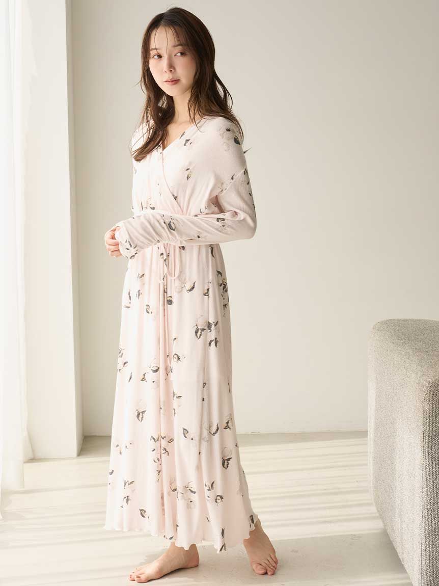 プリントカシュクールワンピース(ワンピース)｜スナイデルホーム