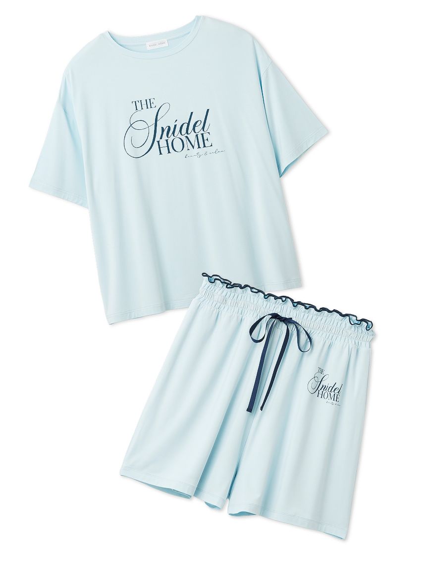接触冷感】ロゴTシャツセットアップ(ワンピース)｜スナイデルホーム