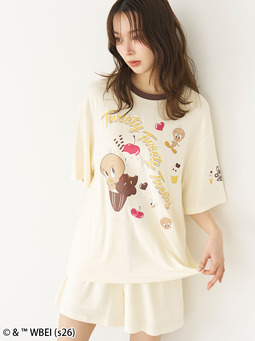 Tweety】【接触冷感】カットセットアップ(ワンピース)｜スナイデル