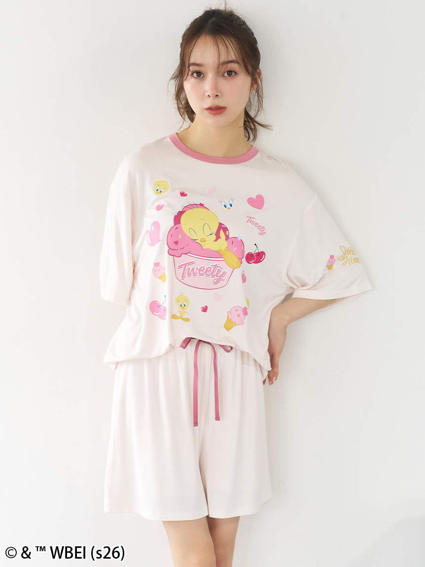 Tweety】【接触冷感】カットセットアップ(ワンピース)｜スナイデル