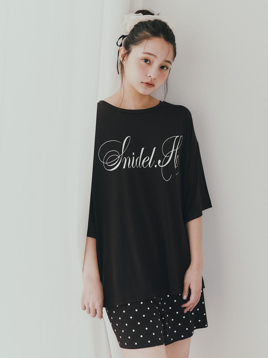 接触冷感】Tシャツセットアップ(セットアップ)|SNIDEL(スナイデル)の 接触冷感】Tシャツセットアップ(セットアップ)|SNIDEL(スナイデル)の