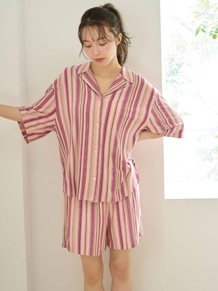 日本未入荷★Karen Millen ストライプショートパンツ ストライプショートパンツ | ファッション通販サイト NUGU