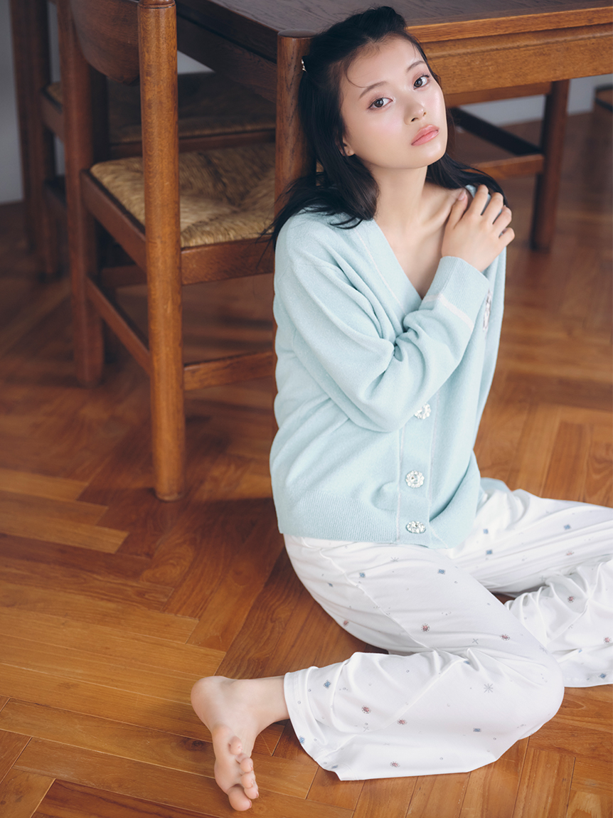 snidel home パジャマ　新品未使用　長袖長ズボン スナイデルホーム SNIDEL HOME 【Bambi】ロングパンツ パジャマ