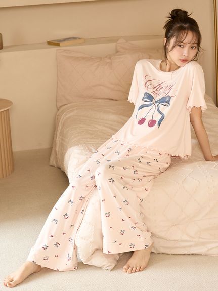 接触冷感】チェリーシリーズロングパンツ(ロングパンツ)｜スナイデル