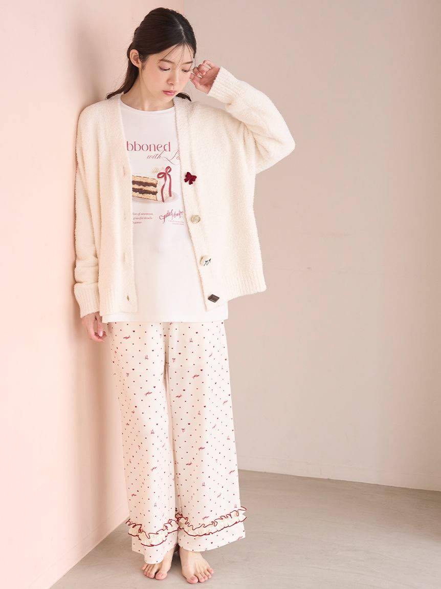 ハートドット柄ロングパンツ(ロングパンツ)｜スナイデルホーム｜SNIDEL