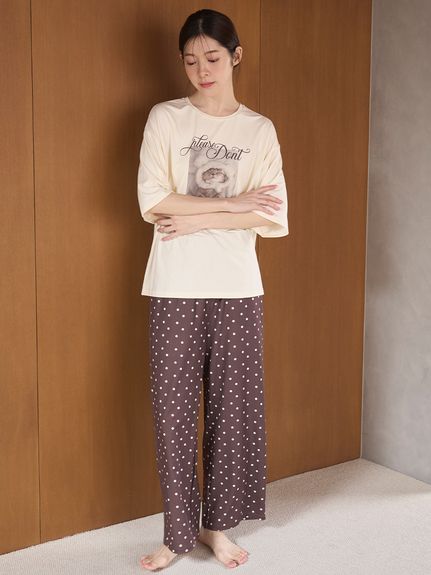 ドットロングパンツ(ロングパンツ)｜スナイデルホーム｜SNIDEL
