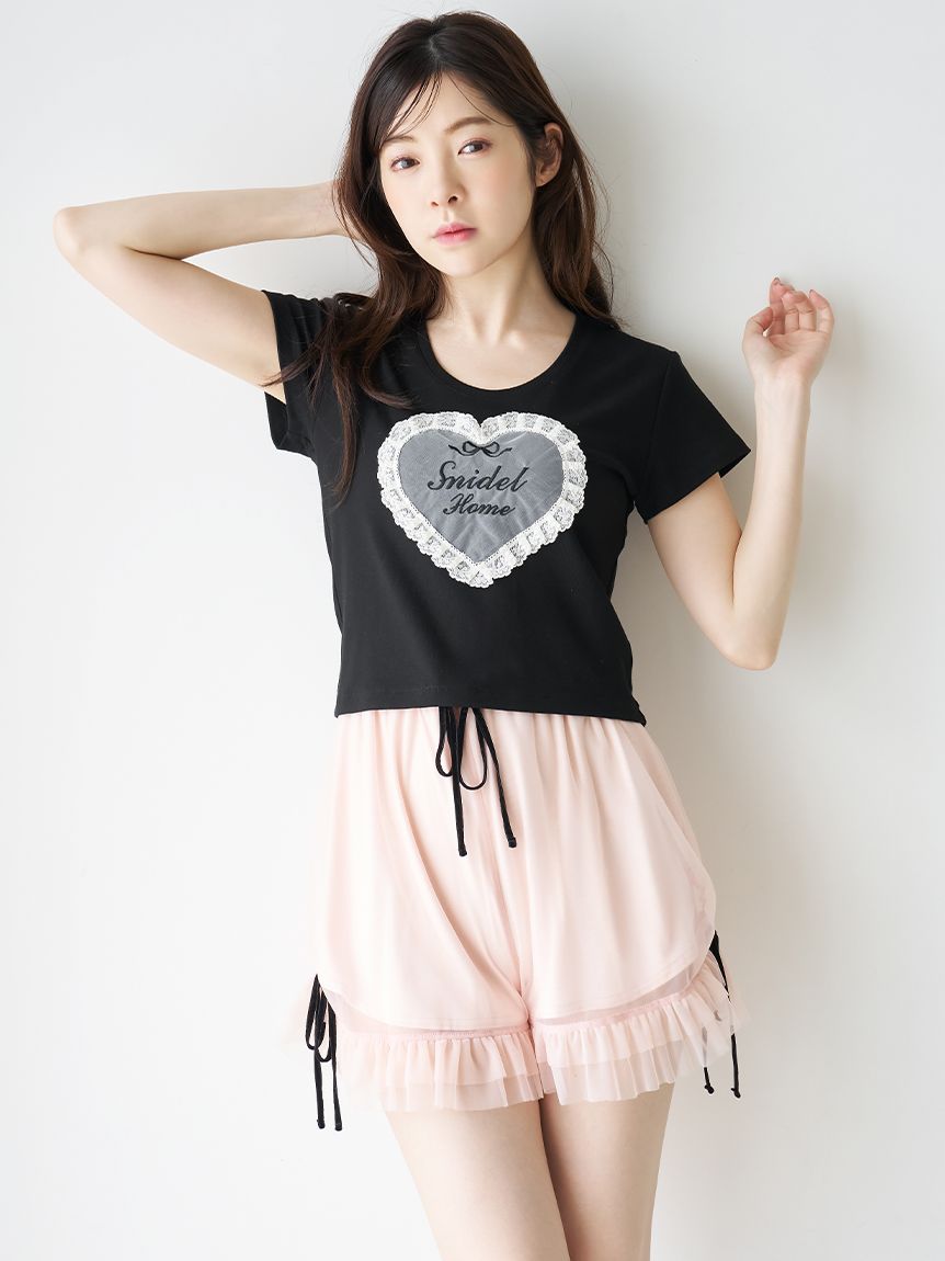 チュールショートパンツ(ショートパンツ)｜スナイデルホーム｜SNIDEL