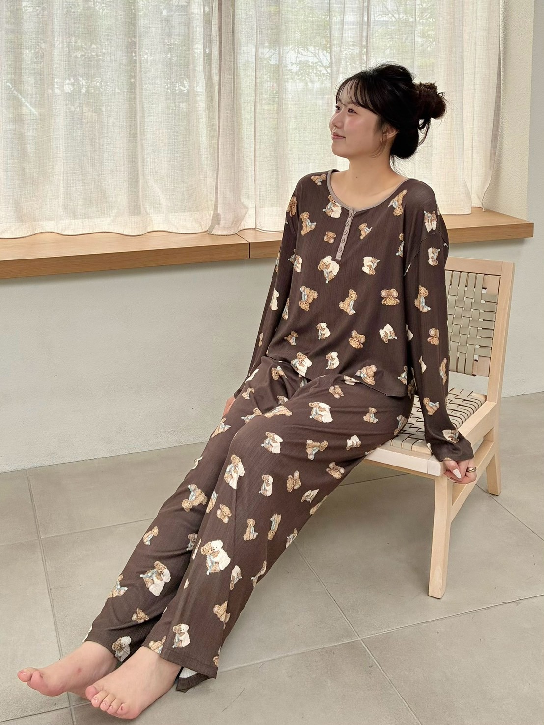 ベア総柄ロングパンツ(ロングパンツ)｜パンツ｜SNIDEL(スナイデル)の