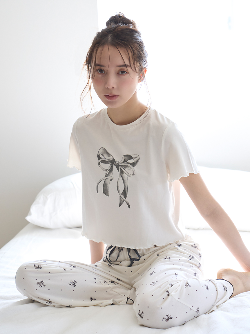 【Moispro】ワンポイントTシャツ(GRY-F)