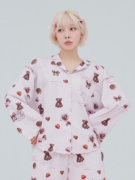 SNIDEL（スナイデル）の「ビジュークロップドデザインシャツ