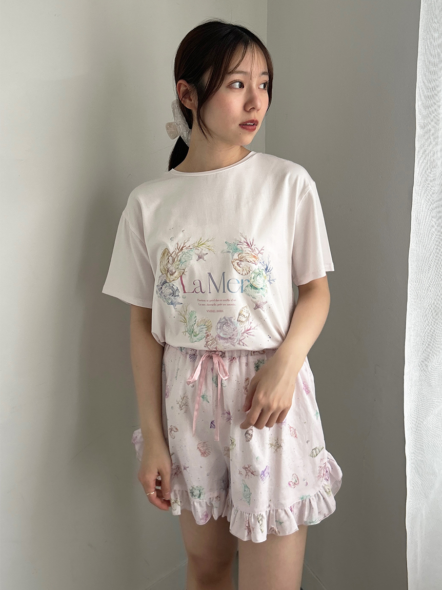 接触冷感】シェルTシャツ(カットソー＆Tシャツ)｜スナイデル
