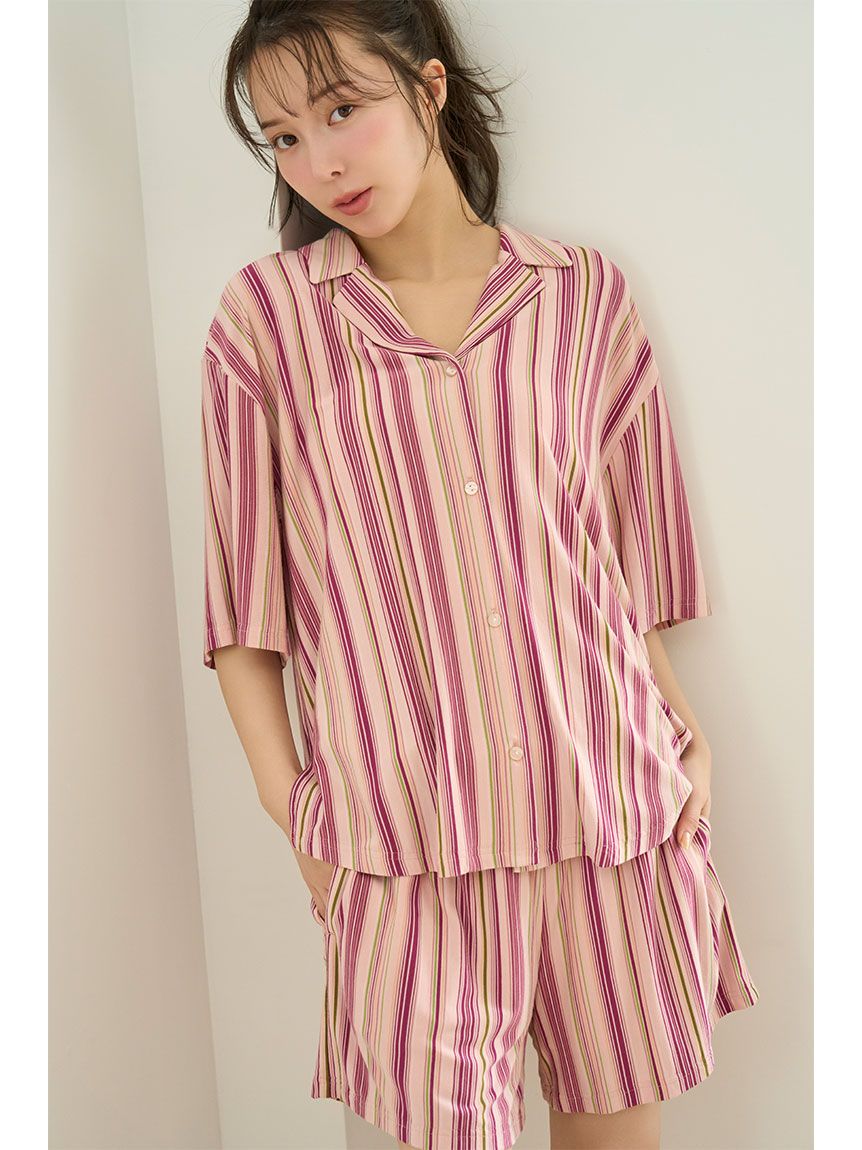 SNIDEL HOME（スナイデルホーム）の「【Silk】開襟シャツ×ロング