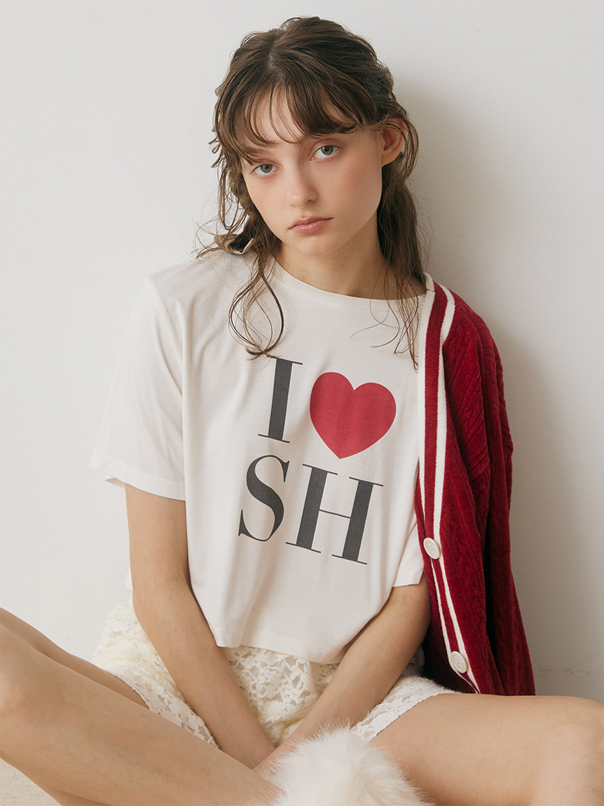 SNIDEL - マイバレンタイン シャギーニット ロゴ刺繍シャギーニット | JILL by JILL STUART（ジル バイ ジル