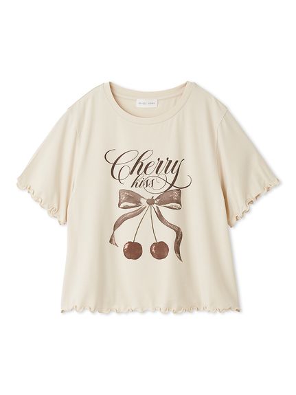接触冷感】チェリーシリーズTシャツ(カットソー＆Tシャツ