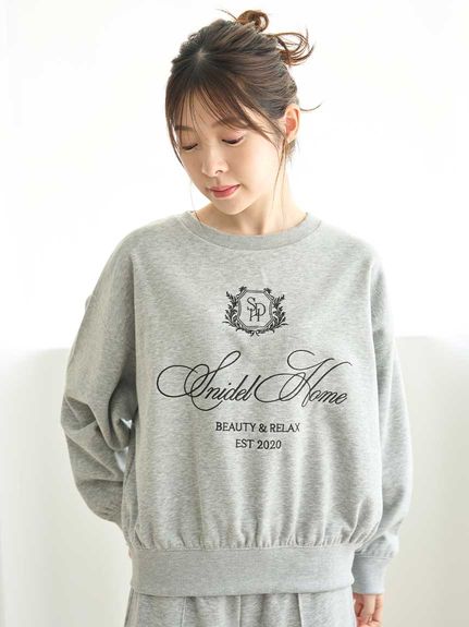 【新品】スナイデルホーム　スウェットセットアップ　グレー　ハート スウェットセットアップ」に該当する ｜SNIDEL(スナイデル)の