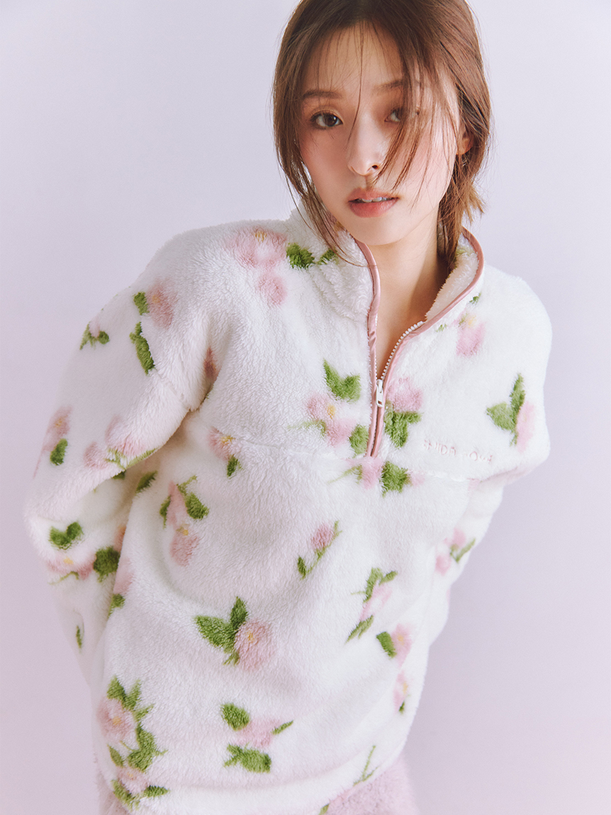 ボアフリースハーフジップトップス(カットソー＆Tシャツ)｜スナイデル