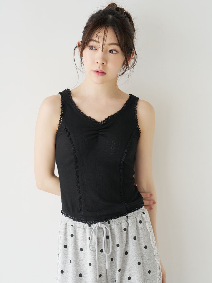 アイレットレースカットトップス(カットソー＆Tシャツ)｜スナイデル