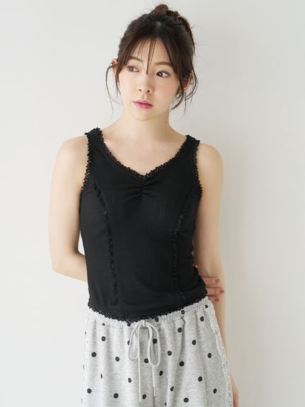 アイレットレースカットトップス(カットソー＆Tシャツ)｜スナイデル