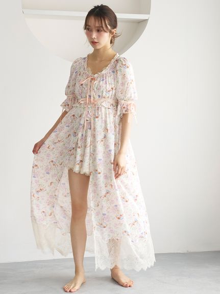 シフォンレースガウン(ワンピース)｜スナイデルホーム｜SNIDEL