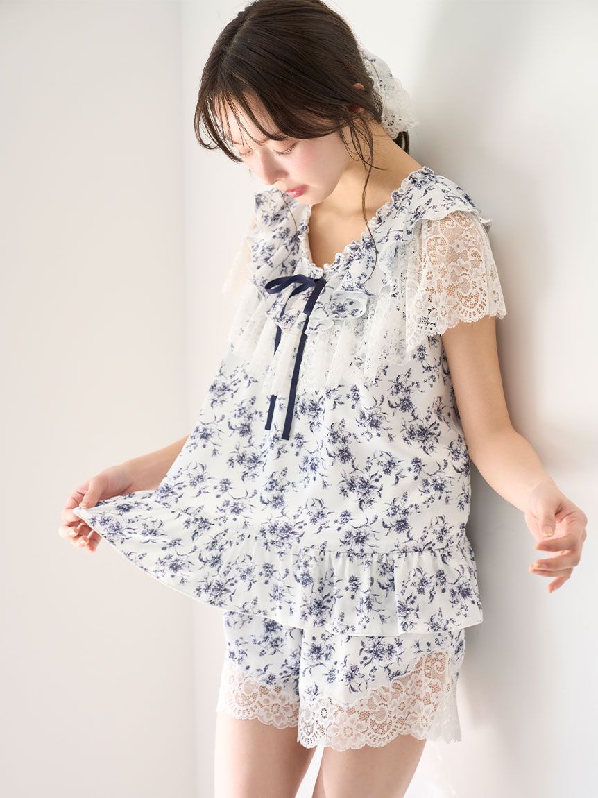 Snidel レースフリルショートパンツ レースショートパンツ(ショートパンツ)｜スナイデルホーム