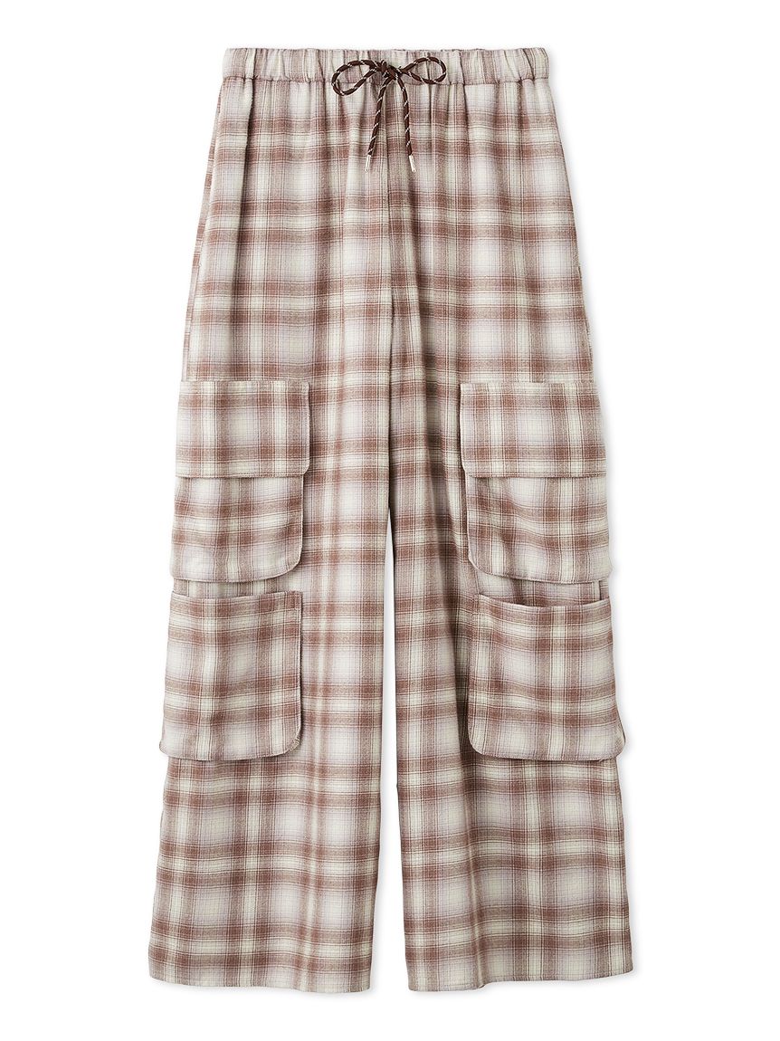 ネルチェックカーゴパンツ(ロングパンツ)｜スナイデルホーム｜SNIDEL