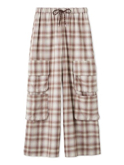 ネルチェックカーゴパンツ(ロングパンツ)｜ルームウェア｜SNIDEL