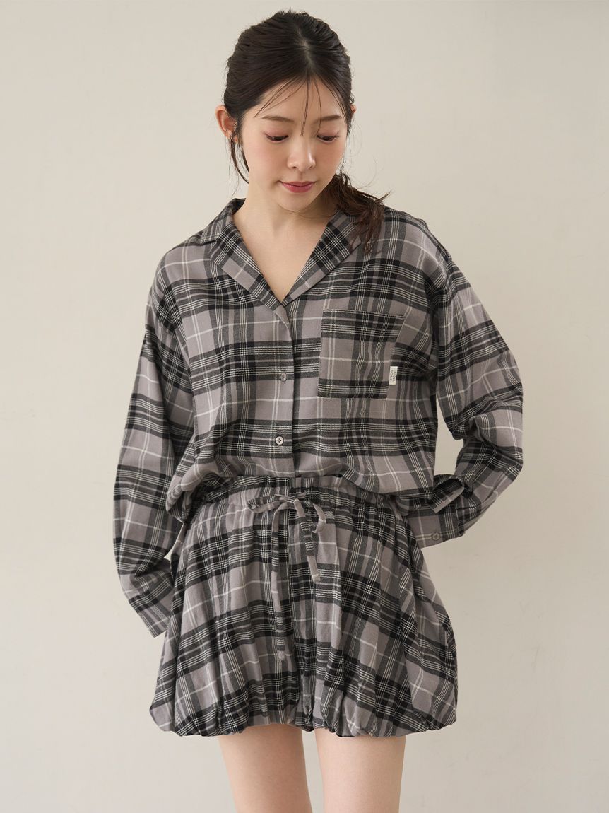 チェックバルーンパンツ(ショートパンツ)｜スナイデルホーム｜SNIDEL