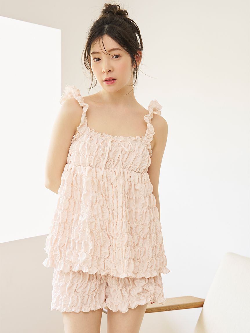 シャーリングショートパンツ(ショートパンツ)｜スナイデルホーム