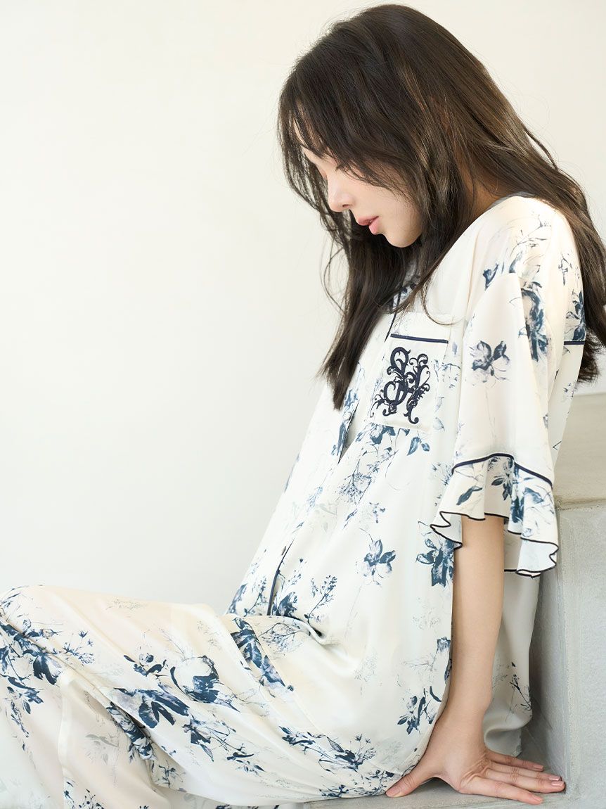 大人気!! SNIDEL HOME ベアプリント シャツ&ロングパンツ SET