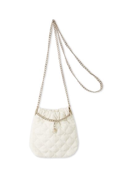 スナイデルホーム ビジューかごバッグ アイボリー SNIDEL HOME ビジューかごバッグ アイボリー SNIDEL HOME かごバッグ