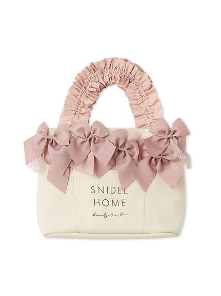 snidel♡今季♪トップリボンバッグ リボンバッグ(すべてのバッグ)｜スナイデルホーム｜SNIDEL(スナイデル
