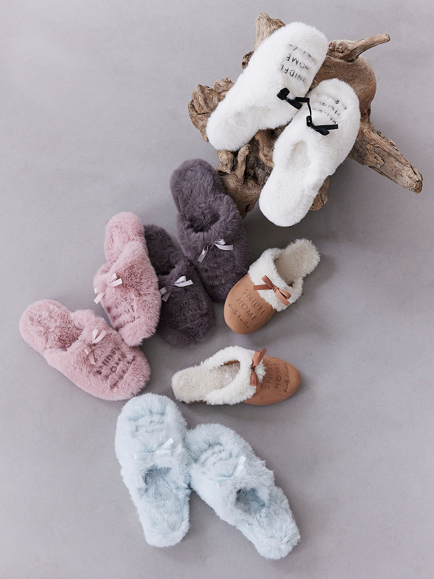 スナイデルホーム ファースリッパ(ルームシューズ)｜スナイデルホーム｜SNIDEL