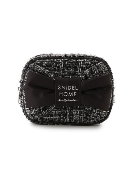 ツイードリボンポーチ(ポーチ)｜スナイデルホーム｜SNIDEL(スナイデル