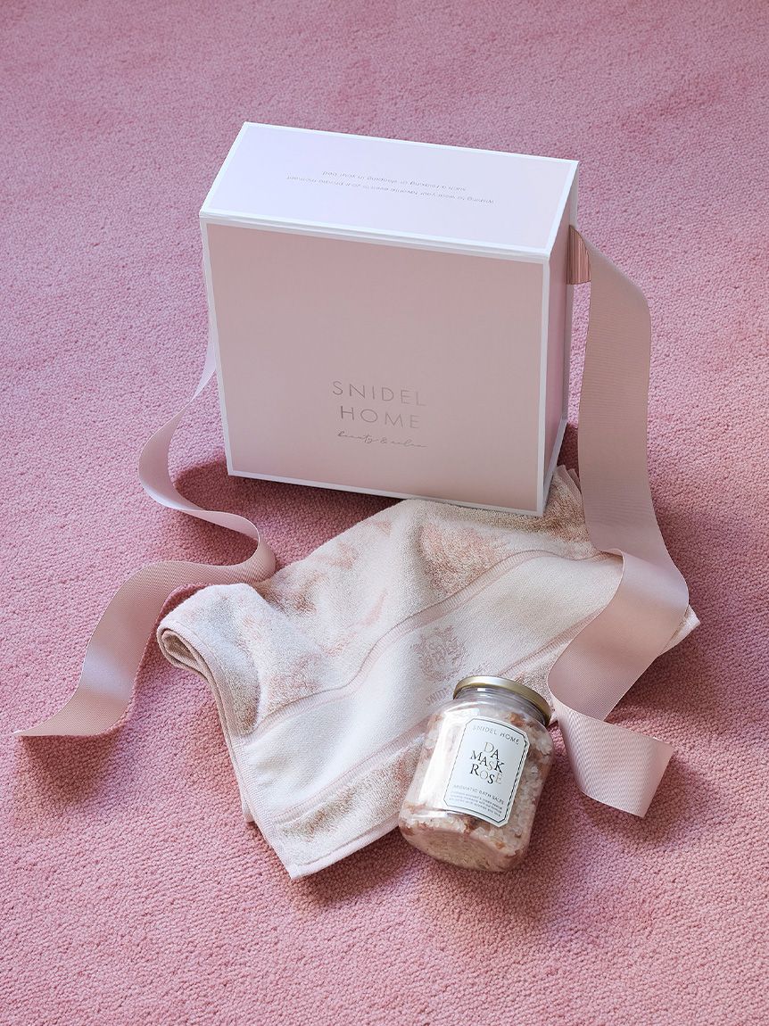 ラッピング済】【WEB限定】【セット商品】リボン花柄ジャガード