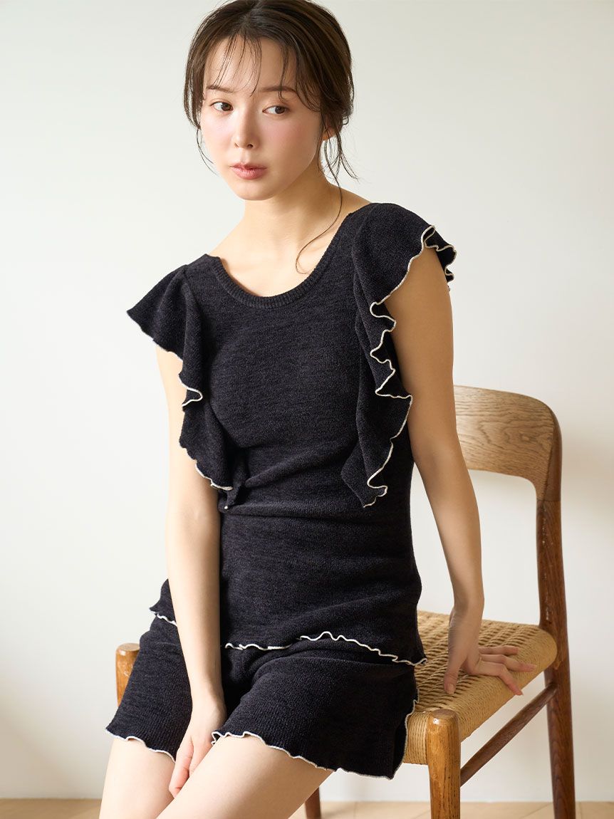 フリルニットセットアップ（セットアップ）｜SNIDEL HOME