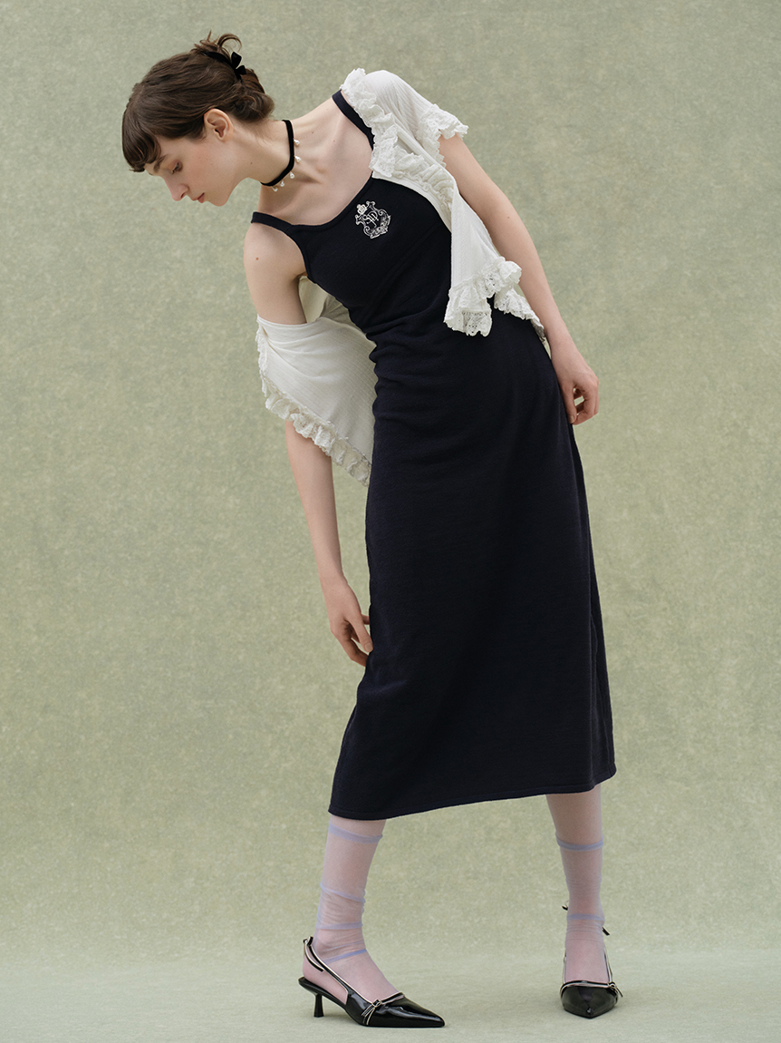 エンブレムニットキャミワンピース(ワンピース)｜スナイデルホーム