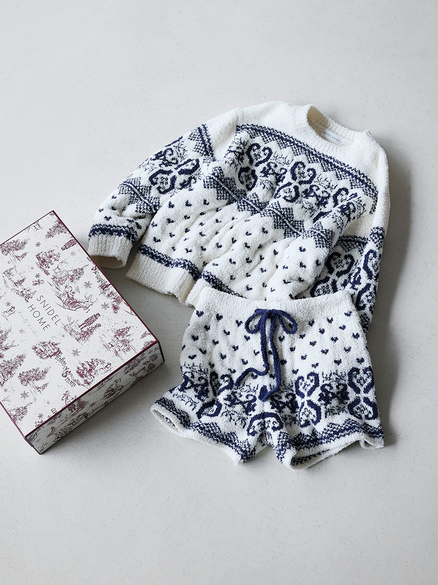 WEB限定】ノルディックプルオーバー×ノルディックショートパンツSET