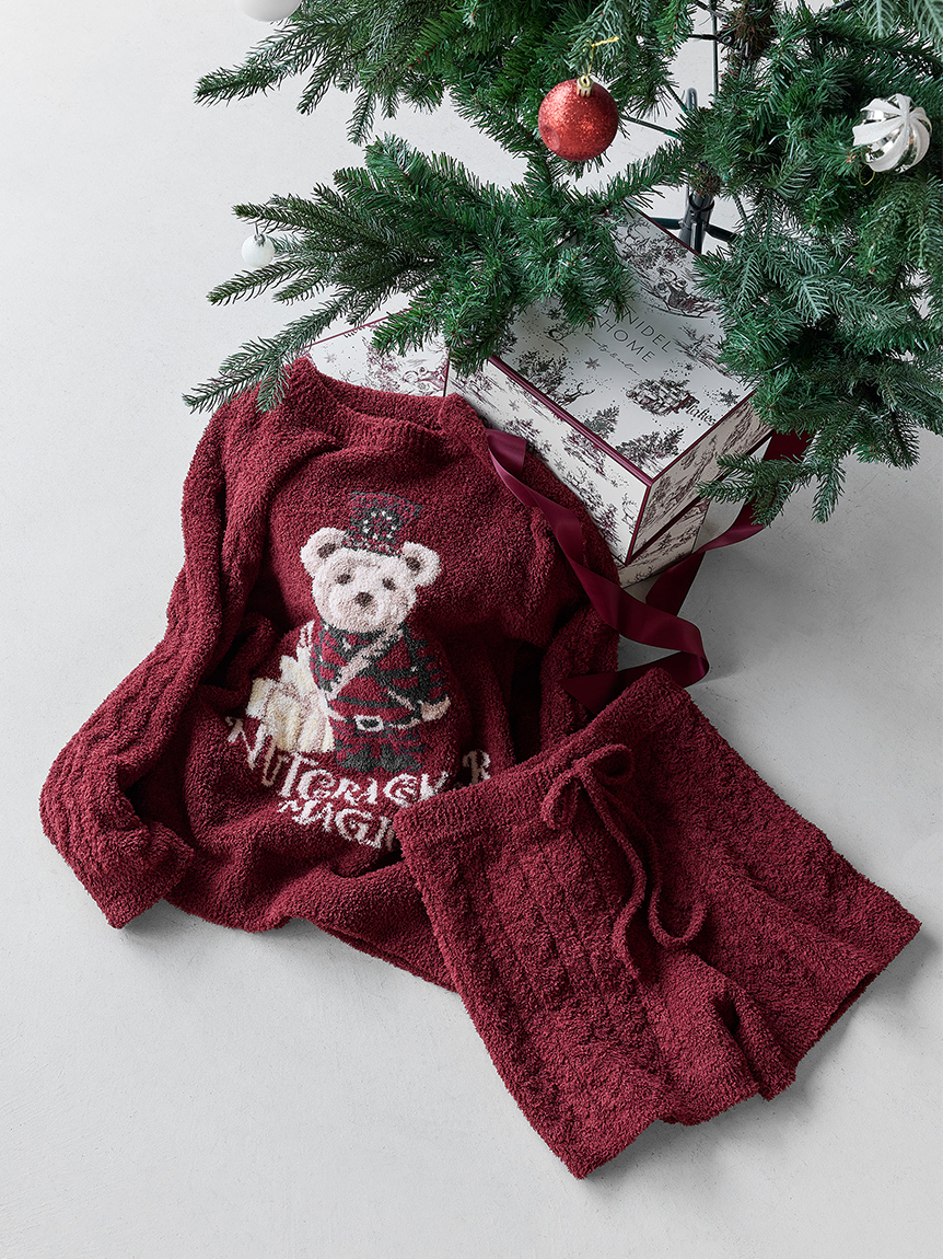 WEB限定】【Steam Whip】ホリデーベアジャガードプルオーバー×ケーブル