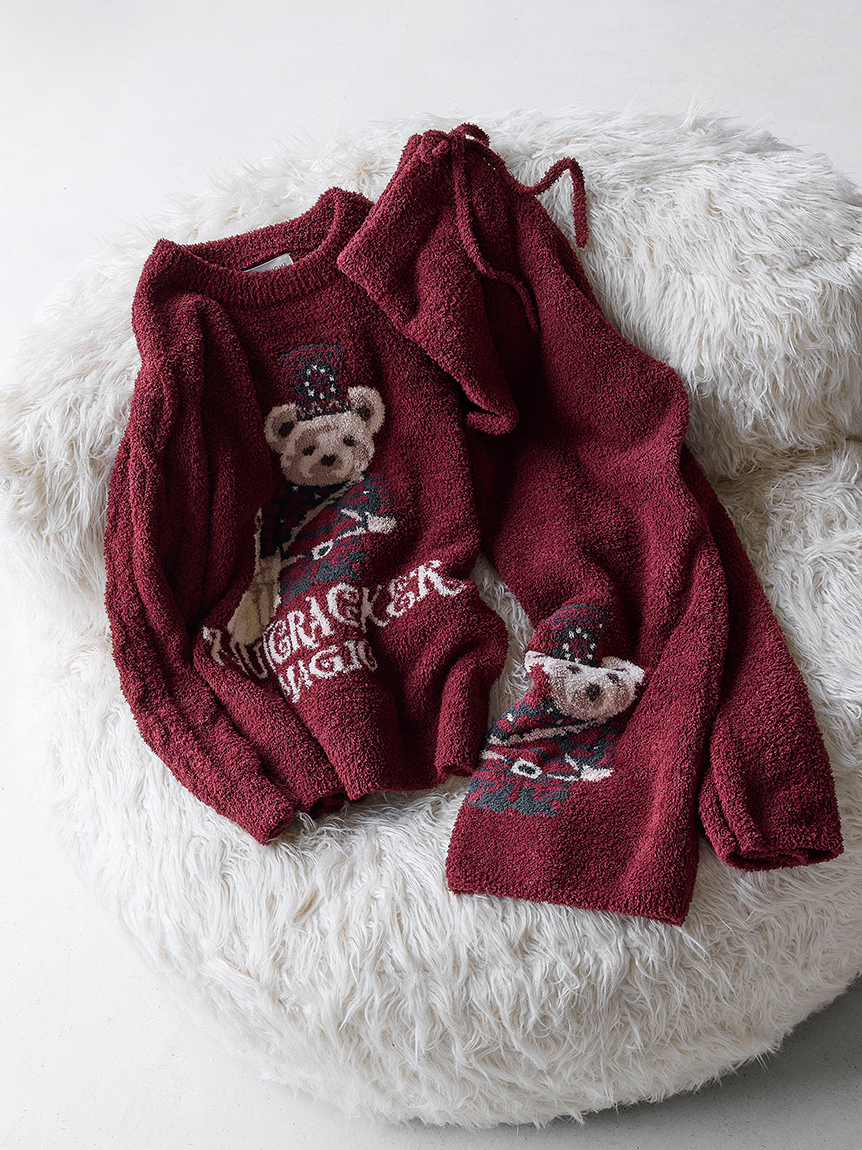 WEB限定】【Steam Whip】ホリデーベアジャガードプルオーバー×ホリデー