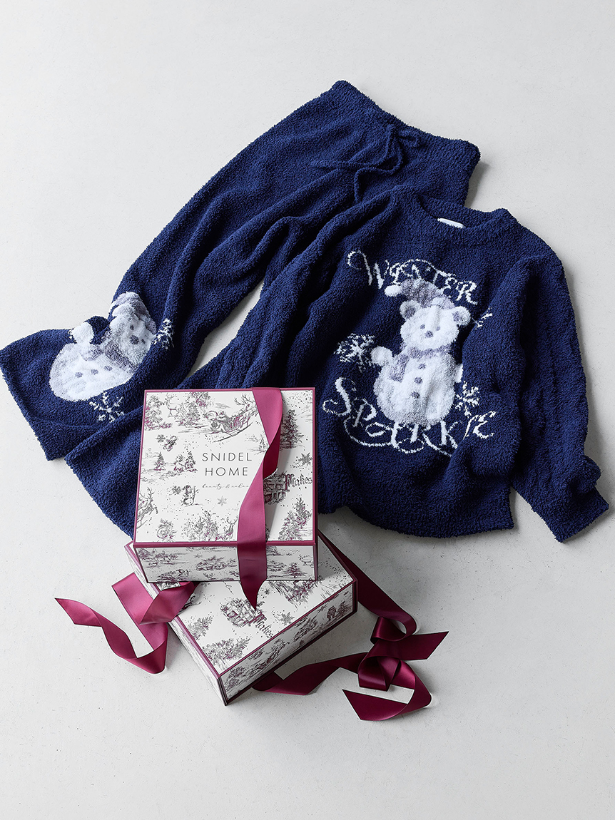 WEB限定】【Steam Whip】ホリデーベアジャガードプルオーバー×ホリデー