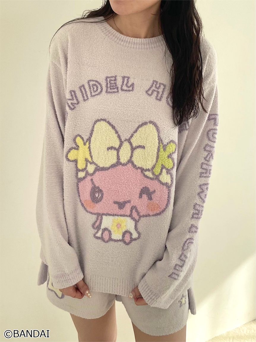 SNIDEL(スナイデル) たまごっち ニットプルオーバー＆ニットショートパンツ 受注生産】【WEB限定】【セット商品】【たまごっち】ニットプル