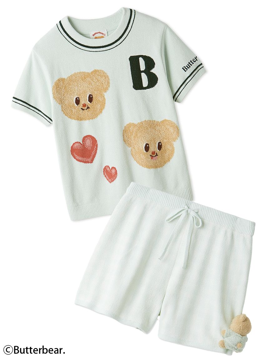 WEB限定】【セット商品】【BUTTERBEAR】ニットプルオーバー＆ニット