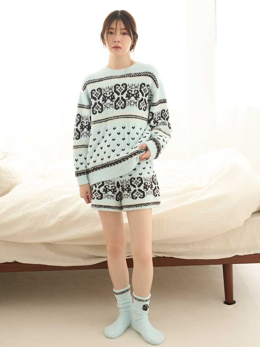SNIDEL ノルディックプルオーバー ショートパンツセット SNIDELHOME ノルディックプルオーバー ショートパンツセット 【公式通販】