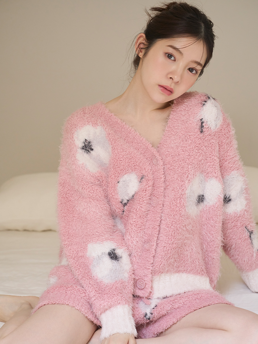 新品♡スナイデルホーム♡ ニットプルオーバー&ショートパンツ　マリーちゃんピンク スナイデルホーム CATラメニットショートパンツ SNIDEL HOME