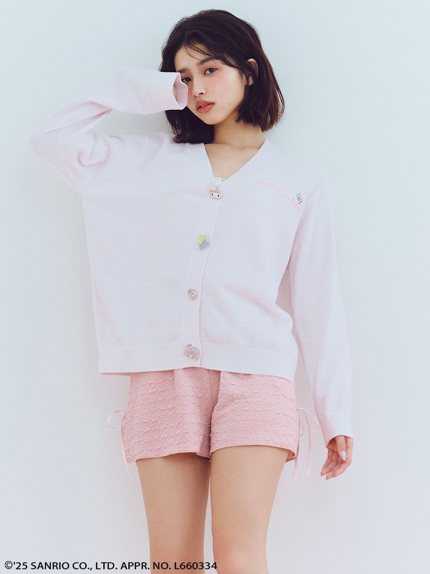 【MY MELODY】ニットカーディガン　ミント MY MELODY】ニットカーディガン（カーディガン）｜SNIDEL HOME