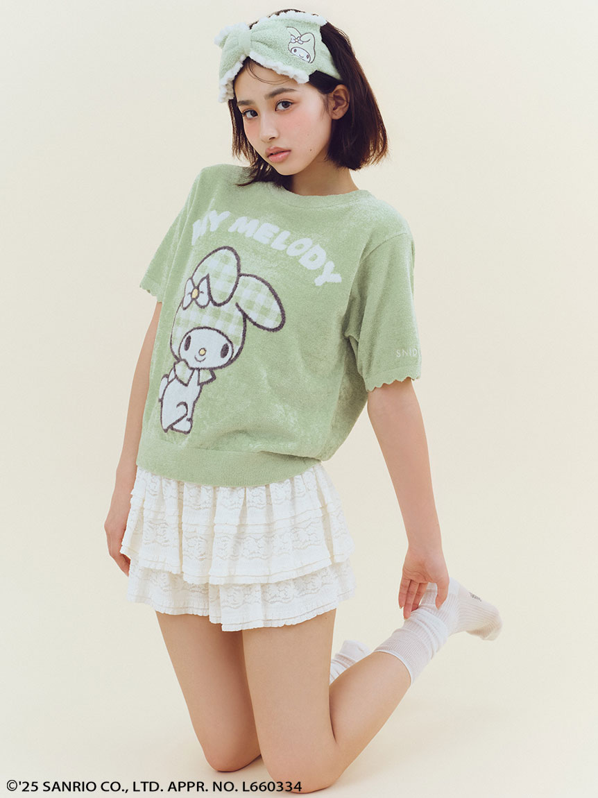 スナイデルホームMY MELODYニットプルオーバーショートパンツ ヘアバンド スナイデルホームMY MELODYニットプルオーバーショートパンツ