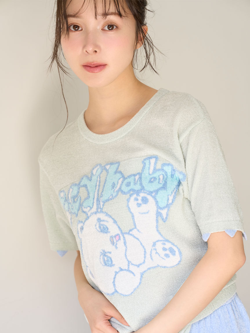 【icy baby】【接触冷感】プルオーバー （NVY） 限定カラーあり】【icy baby】【SorbetTouchCool】【接触冷感