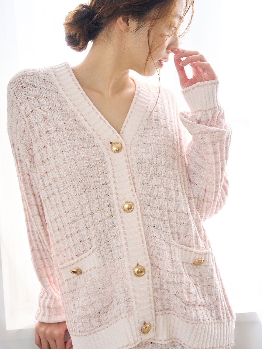 ラメニットツイードロングパンツ(ロングパンツ)｜スナイデルホーム